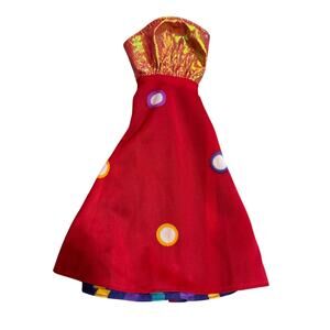 Vintage Barbie - Reversable Fashion Twice as Nice Double Dazzle 4824 Red Dress